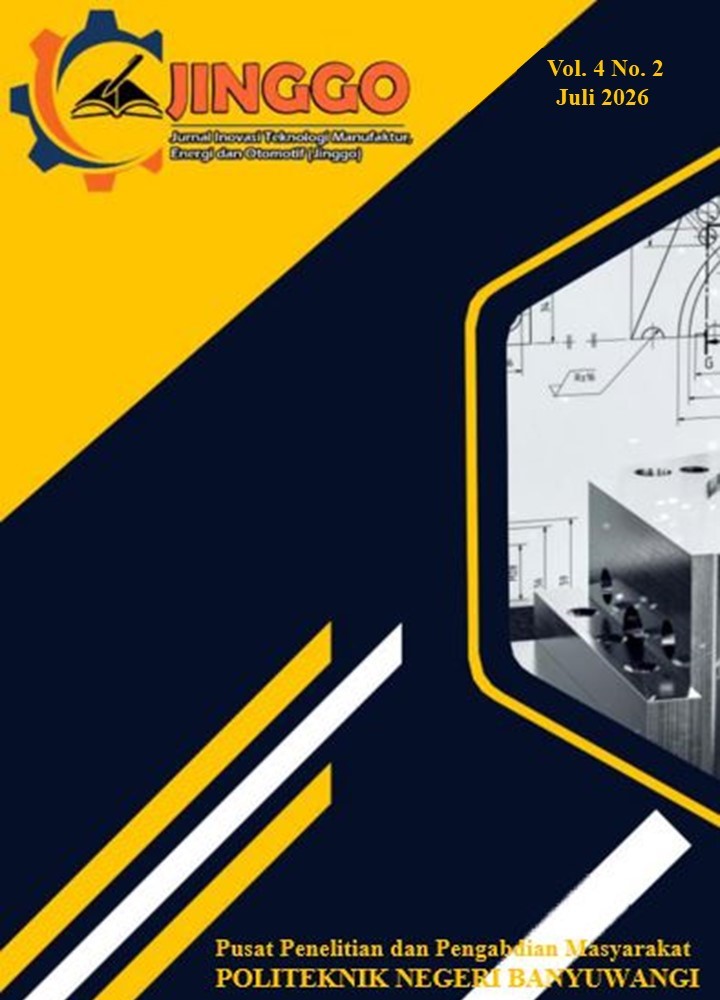 					View Vol. 4 No. 2 (2026): Jurnal Inovasi Teknologi Manufaktur, Energi, dan Otomotif
				