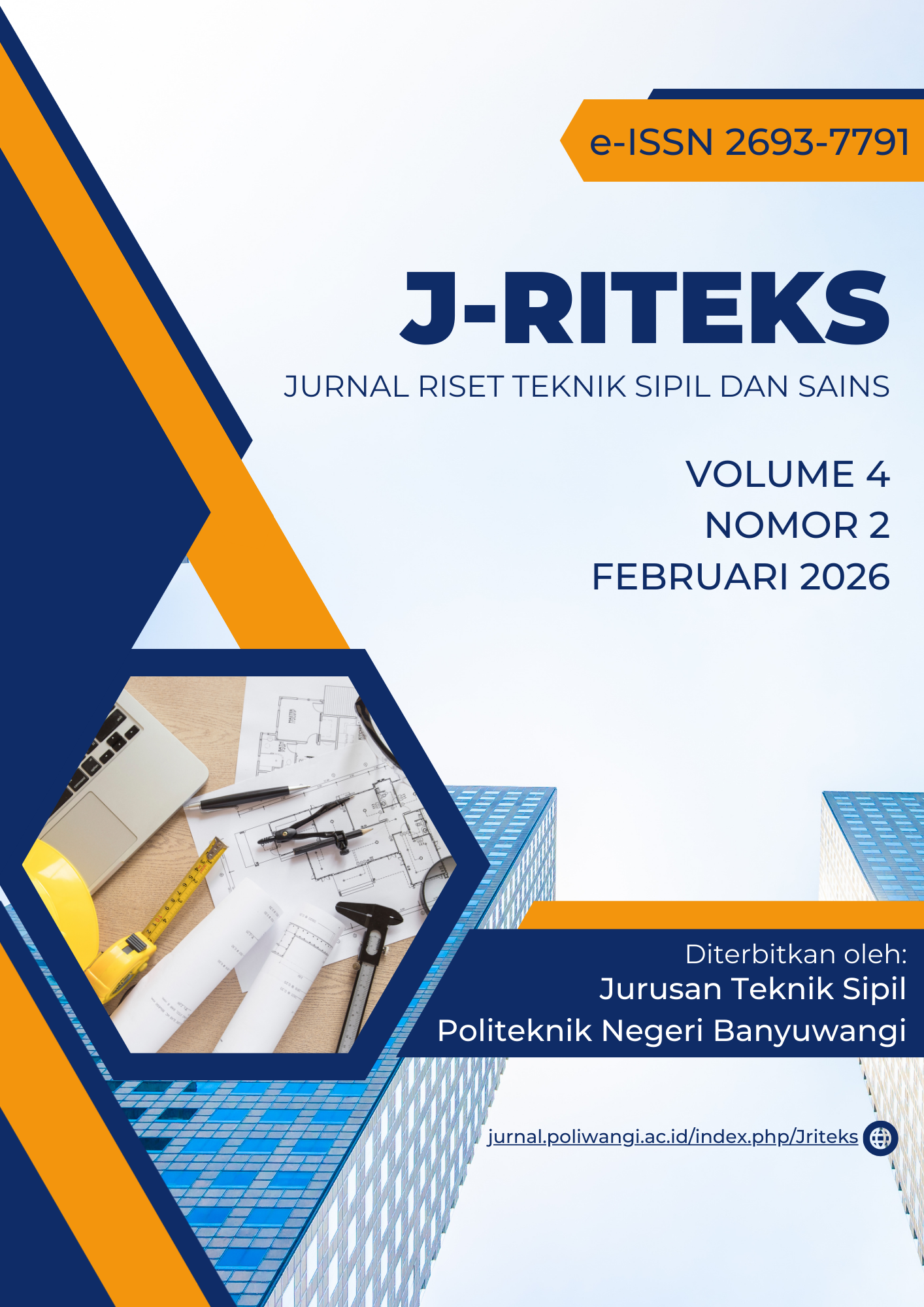 					View Vol. 4 No. 2 (2026): Februari 2026 - Jurnal Riset Teknik Sipil dan Sains
				